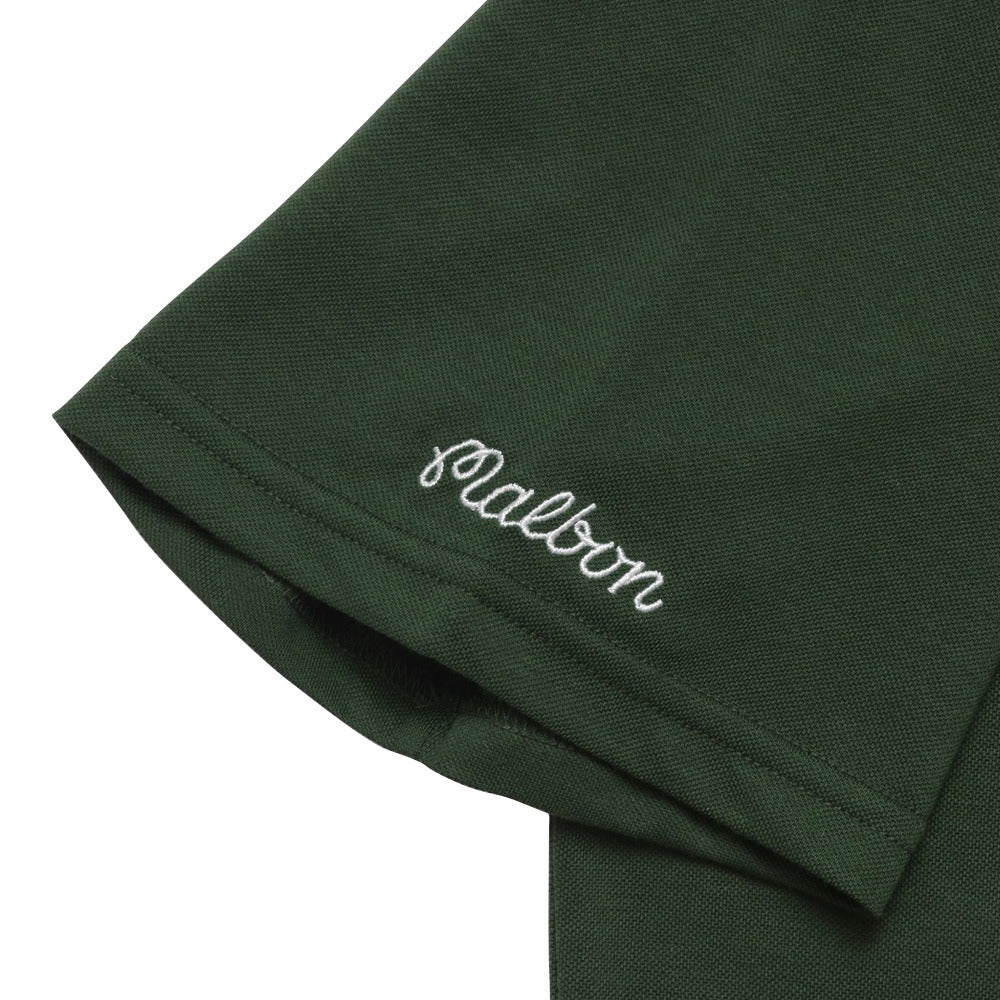 Malbon Cooper Core Golf Polo Evergreen - FW24 Men