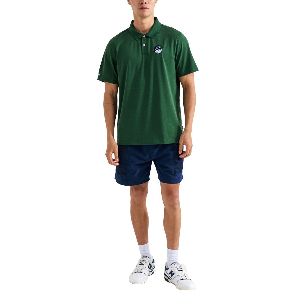 Malbon Cooper Core Golf Polo Evergreen - FW24 Men