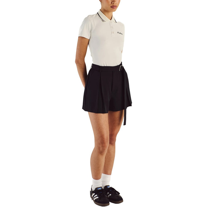 Malbon Amara Pleated Golf Shorts Black - SS25 Women