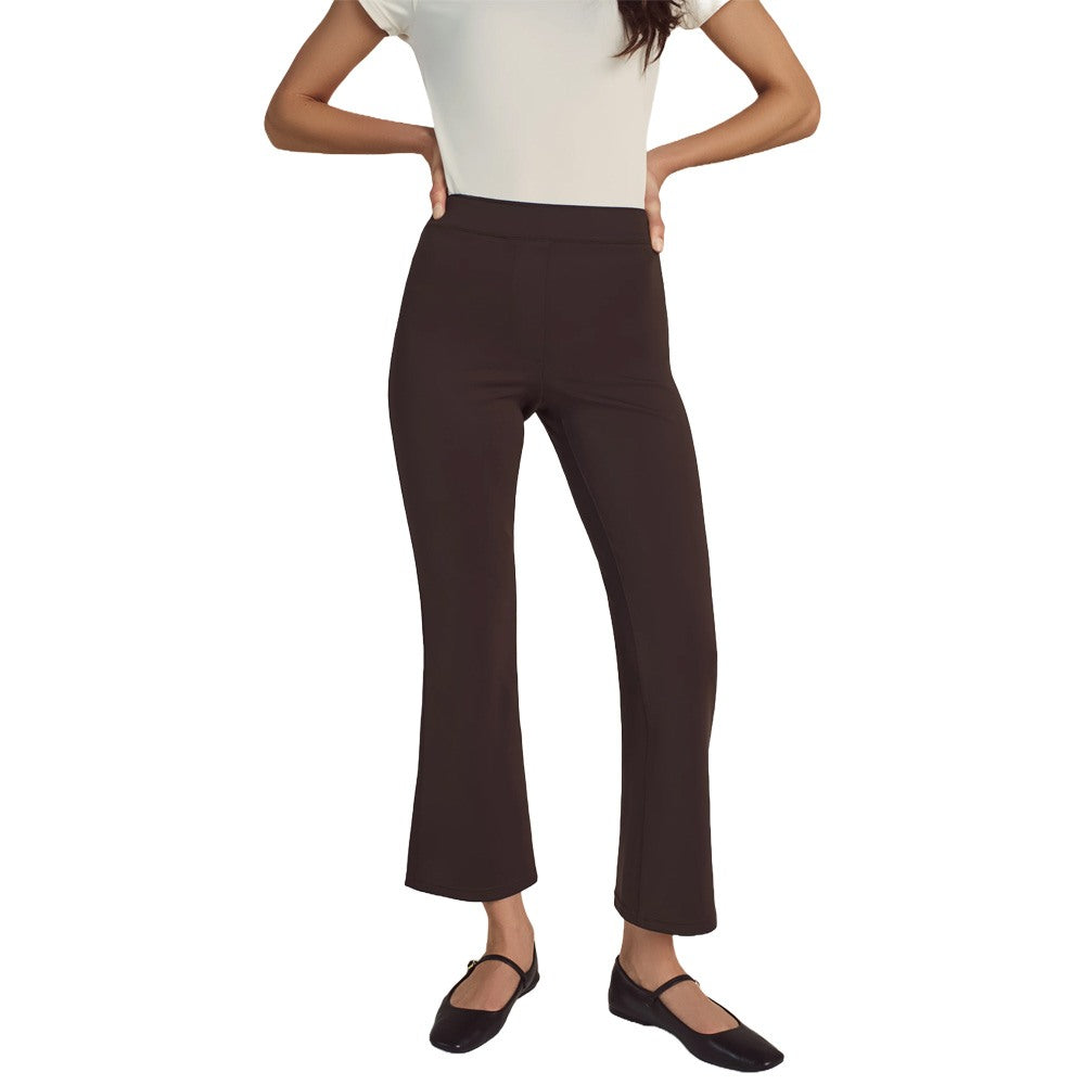 Malbon Aria Flare Pull On Golf Pants Espresso - SS25 Women