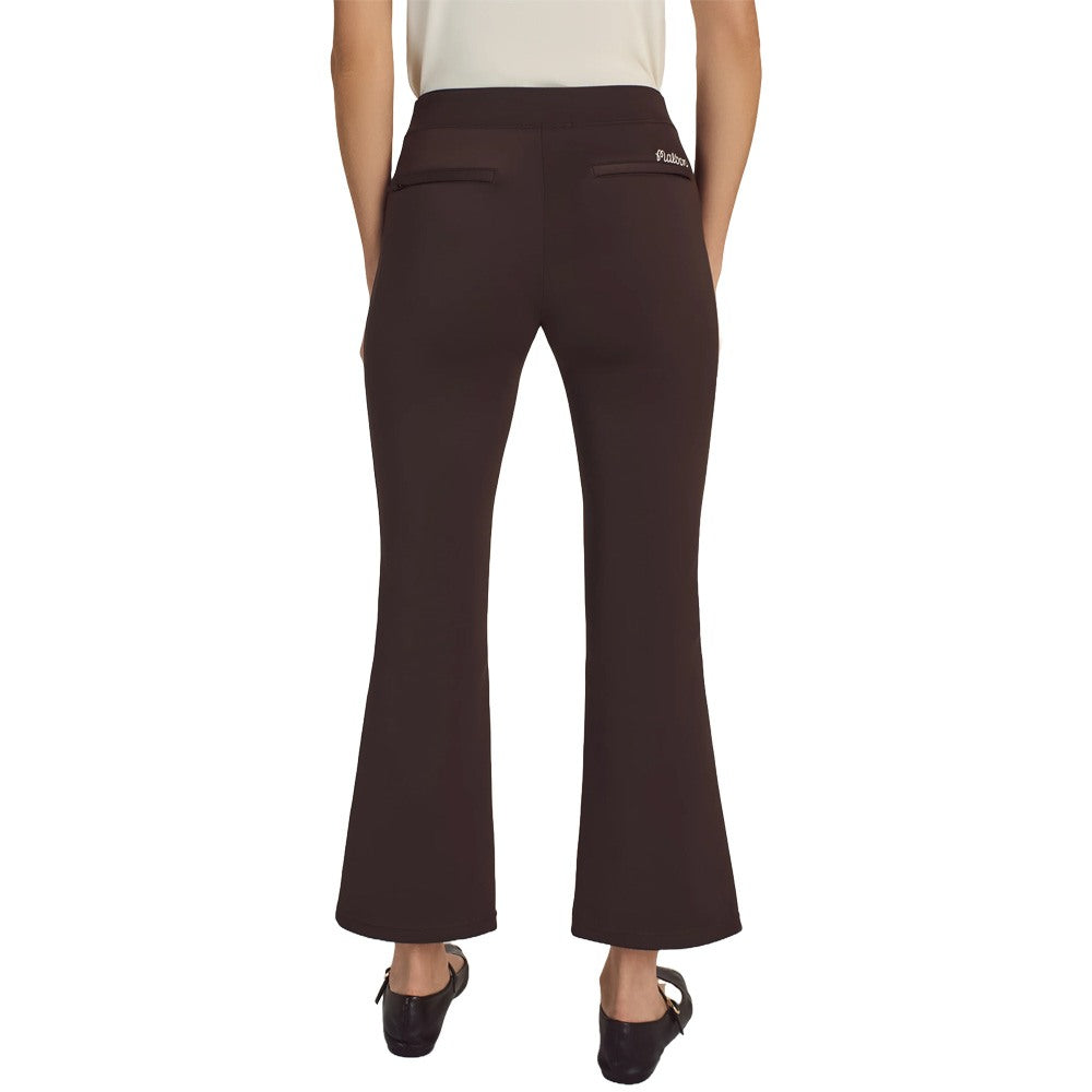 Malbon Aria Flare Pull On Golf Pants Espresso - SS25 Women
