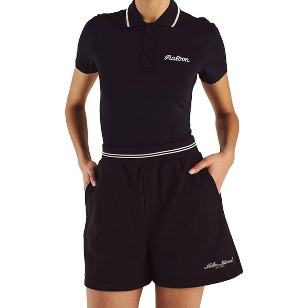 Malbon Billie II Sweat Golf Shorts Black - SS25 Women