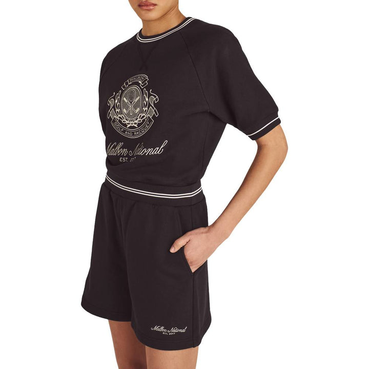 Malbon Billie II Sweat Golf Shorts Black - SS25 Women