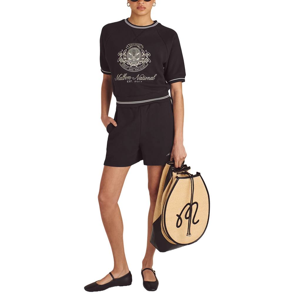 Malbon Billie II Golf Sweatshirt Black - SS25 Women
