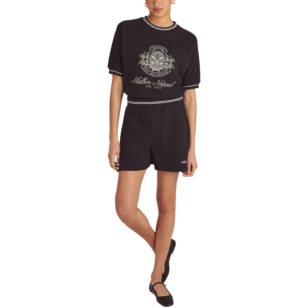 Malbon Billie II Golf Sweatshirt Black - SS25 Women