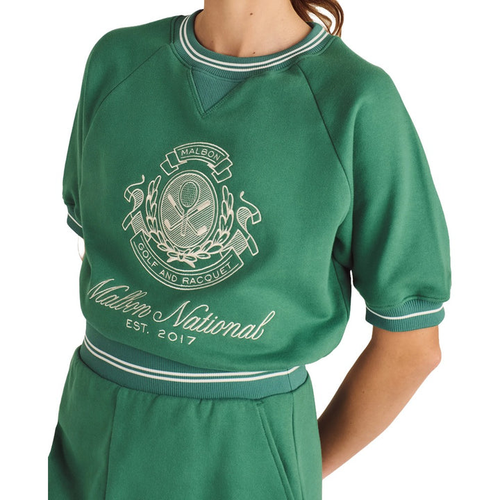 Malbon Billie II Golf Sweatshirt Green - SS25 Women