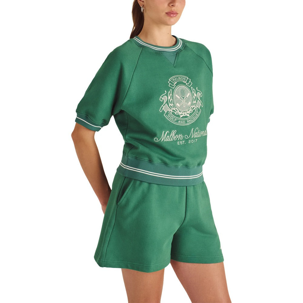 Malbon Billie II Golf Sweatshirt Green - SS25 Women