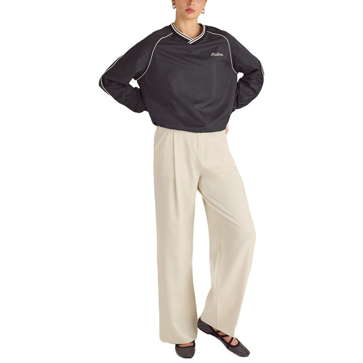 Malbon Alessia Windbreaker Golf Pullover Black - SS25 Women