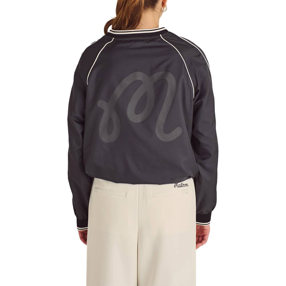 Malbon Alessia Windbreaker Golf Sweater Black - SS25 Women – Golfio
