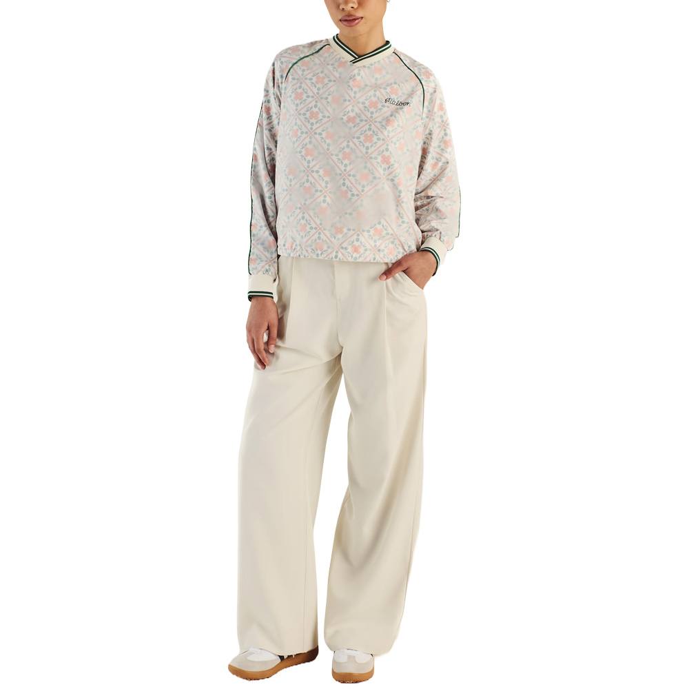 Malbon Alessia Windbreaker Golf Pullover Ivory Multi - SS25