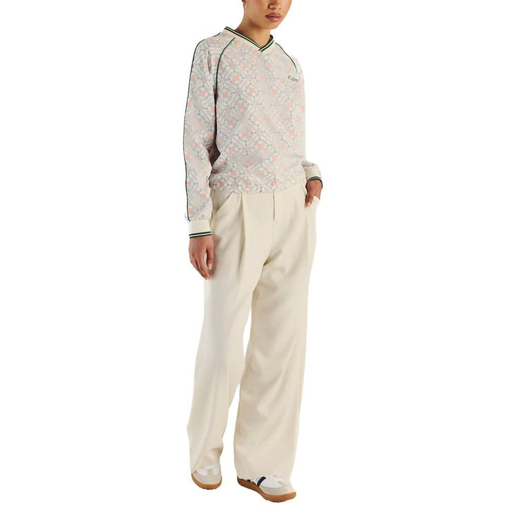 Malbon Alessia Windbreaker Golf Pullover Ivory Multi - SS25 Women