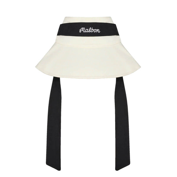 Malbon Delilah Open Top Golf Bucket Hat Ivory - SS25 Women
