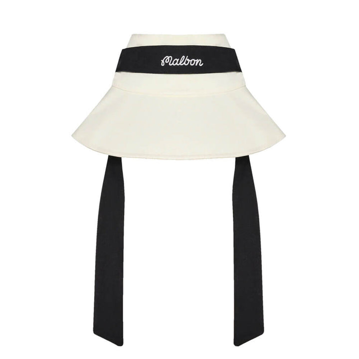 Malbon Delilah Open Top Golf Bucket Hat Ivory - SS25 Women