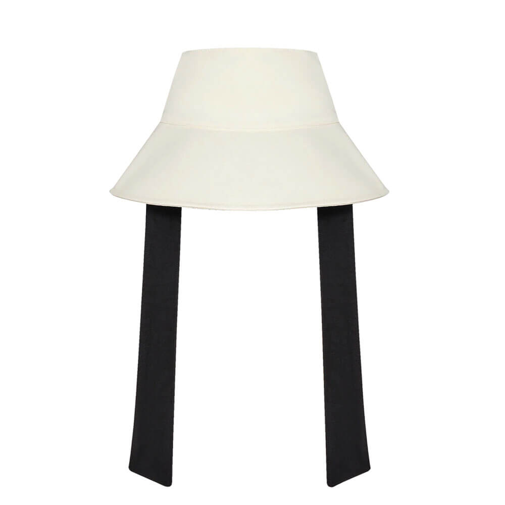 Malbon Delilah Open Top Golf Bucket Hat Ivory - SS25 Women