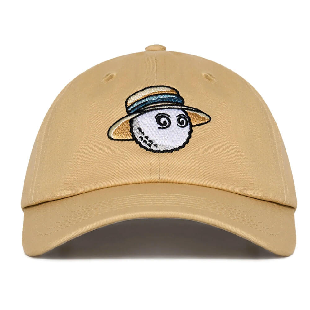 Malbon Romano Dad Golf Cap Dark Khaki - SS25 Men