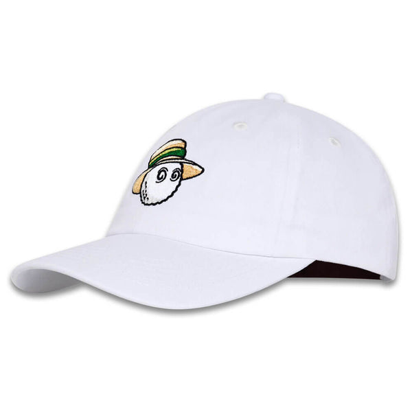 Malbon Romano Dad Golf Cap White - SS25 Men