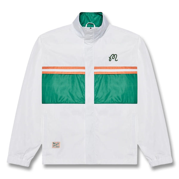 Malbon Costanzo Windbreaker Golf Jacket White - SS25 Men