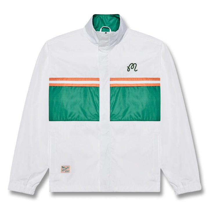 Malbon Costanzo Windbreaker Golf Jacket White - SS25 Men
