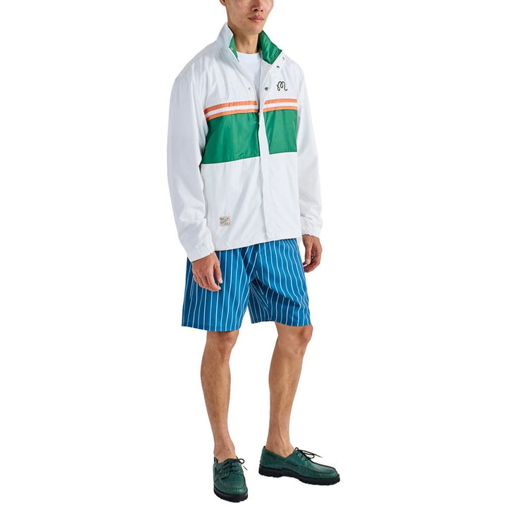 Malbon Costanzo Windbreaker Golf Jacket White - SS25 Men
