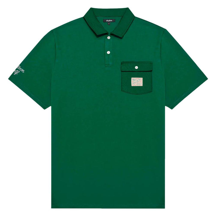 Malbon Jovis Solid Golf Polo Kelly Green - SS25 Men
