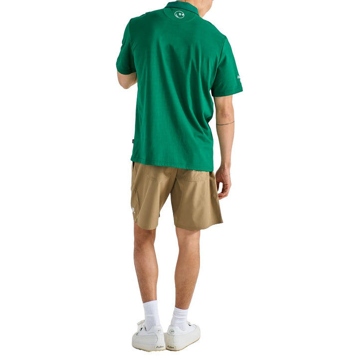 Malbon Jovis Solid Golf Polo Kelly Green - SS25 Men