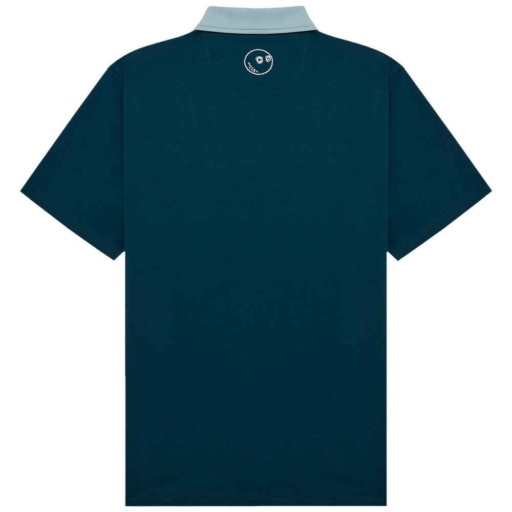 Malbon Jovis Solid Golf Polo Ocean - SS25 Men