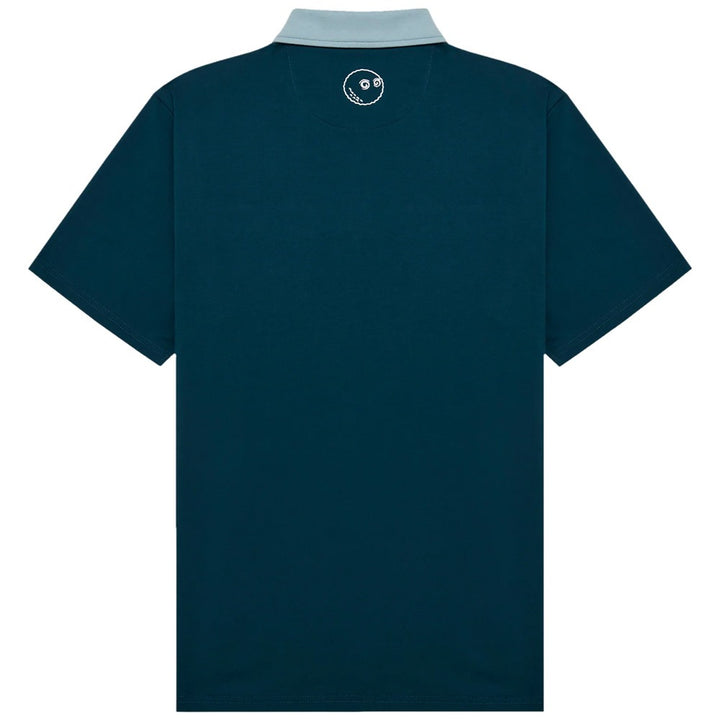 Malbon Jovis Solid Golf Polo Ocean - SS25 Men