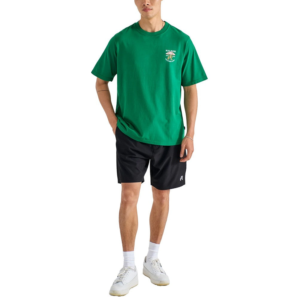 Malbon Vacation Club Shortsleeve Golf T-Shirt Kelly Green - SS25 Men