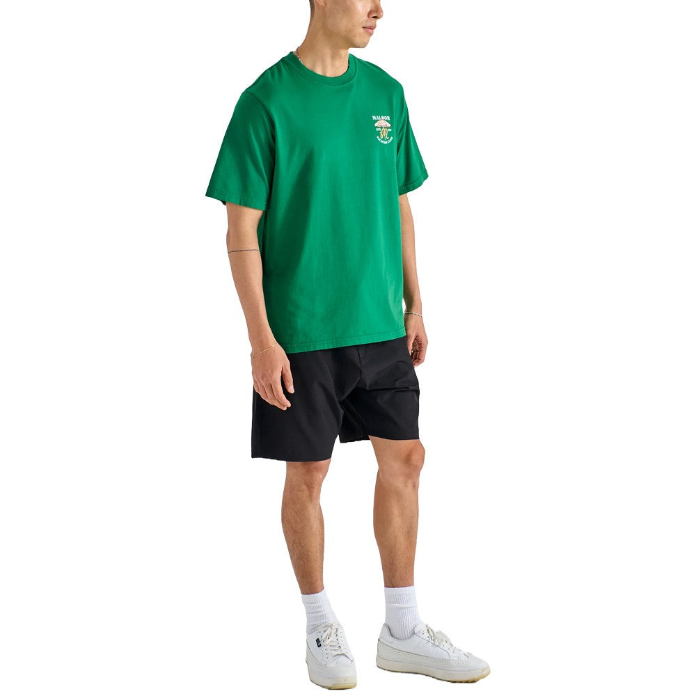 Malbon Vacation Club Shortsleeve Golf T-Shirt Kelly Green - SS25 Men