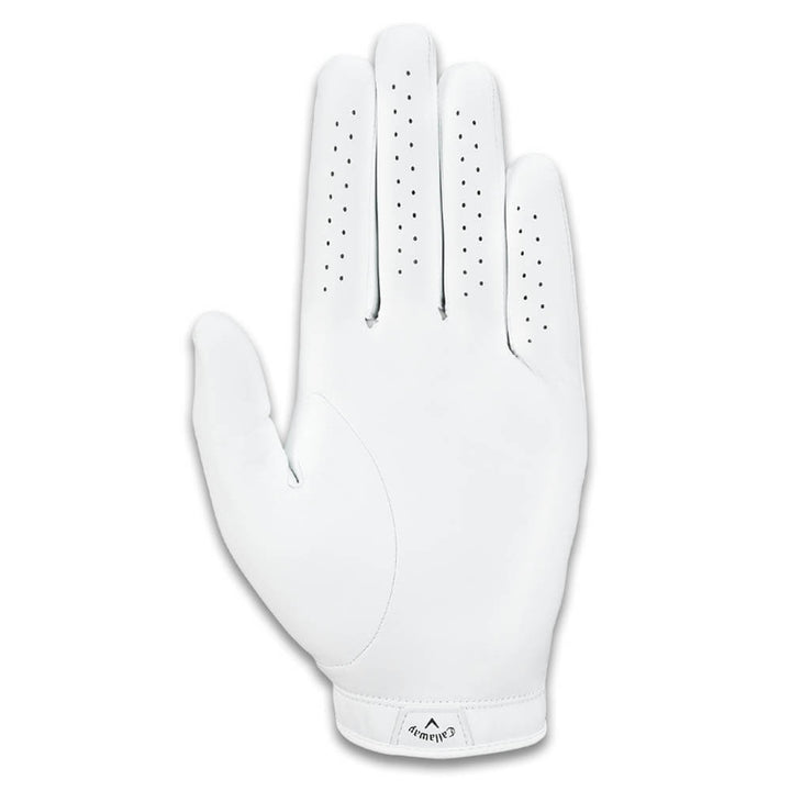 Callaway Tour Authentic Golf Glove White - 25 Men