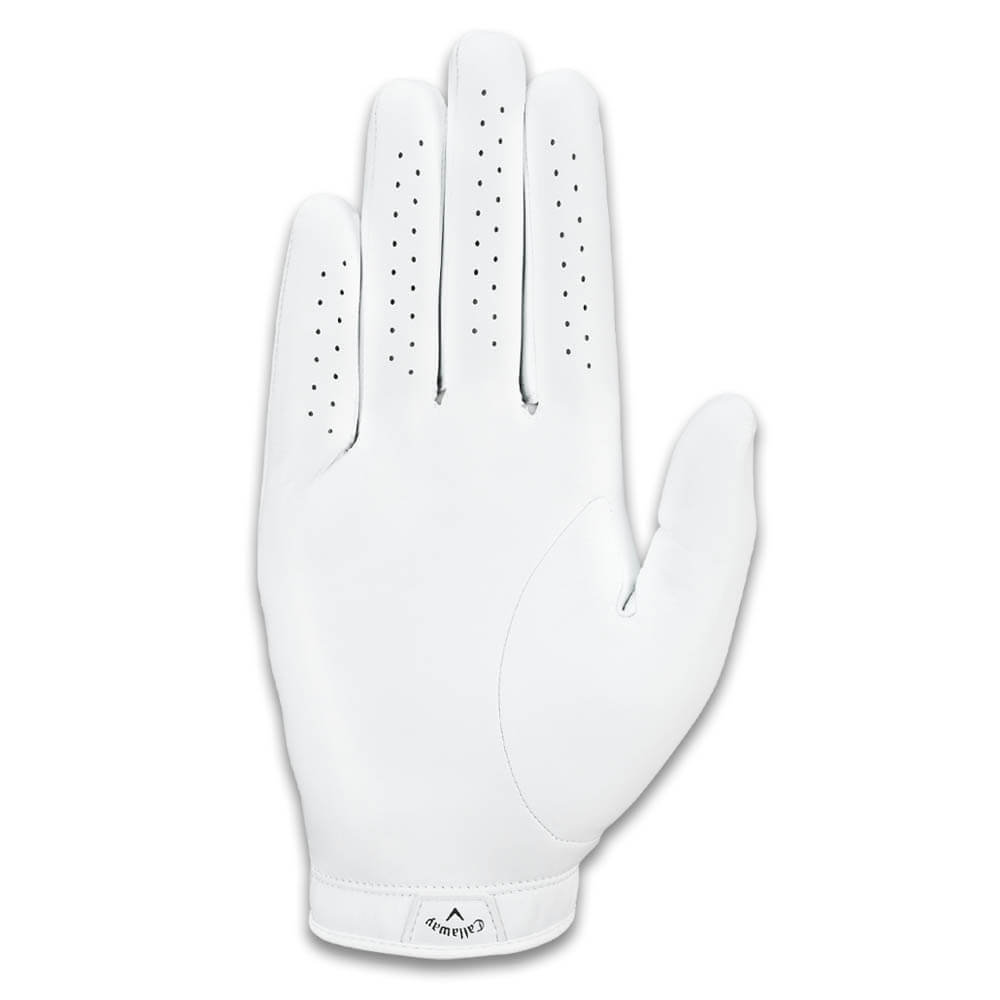 Callaway Tour Authentic Golf Glove White - 25 Men