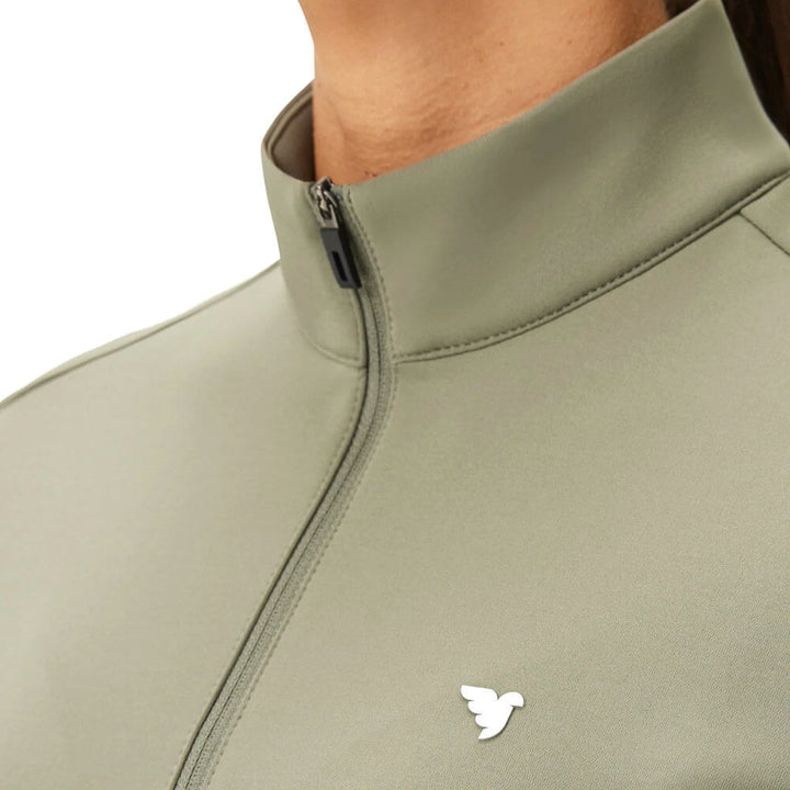 Macade Jade Therma Quarter Zip Golf Pullover Olive Green - SS25 Women