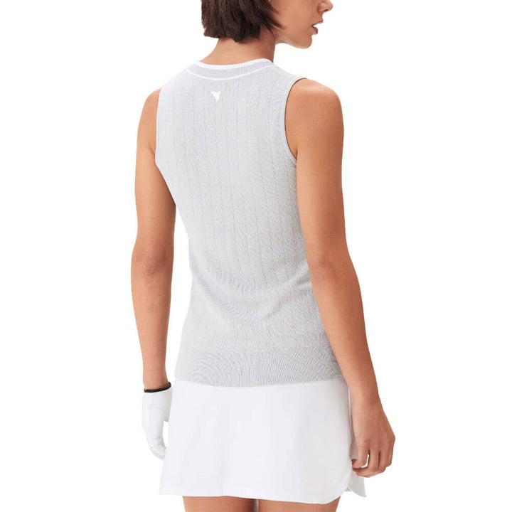 Macade Ana Sleeveless V-Neck Golf Vest Dust - SS25 Women