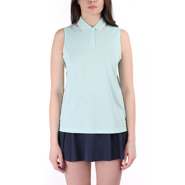 Nike Dri Fit Victory Golf Polo Light Dew/Bright Mango/White - SS20 Women