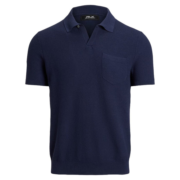 Ralph Lauren Cotton Coolmax Sweater Pocket Golf Polo Refined Navy - SP25 Men