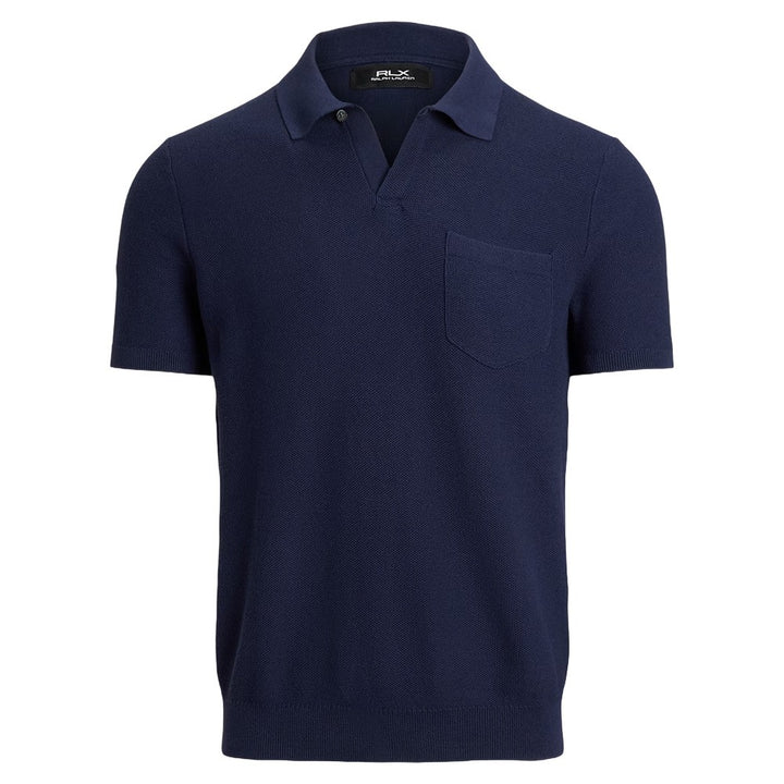 Ralph Lauren Cotton Coolmax Sweater Pocket Golf Polo Refined Navy - SP25 Men