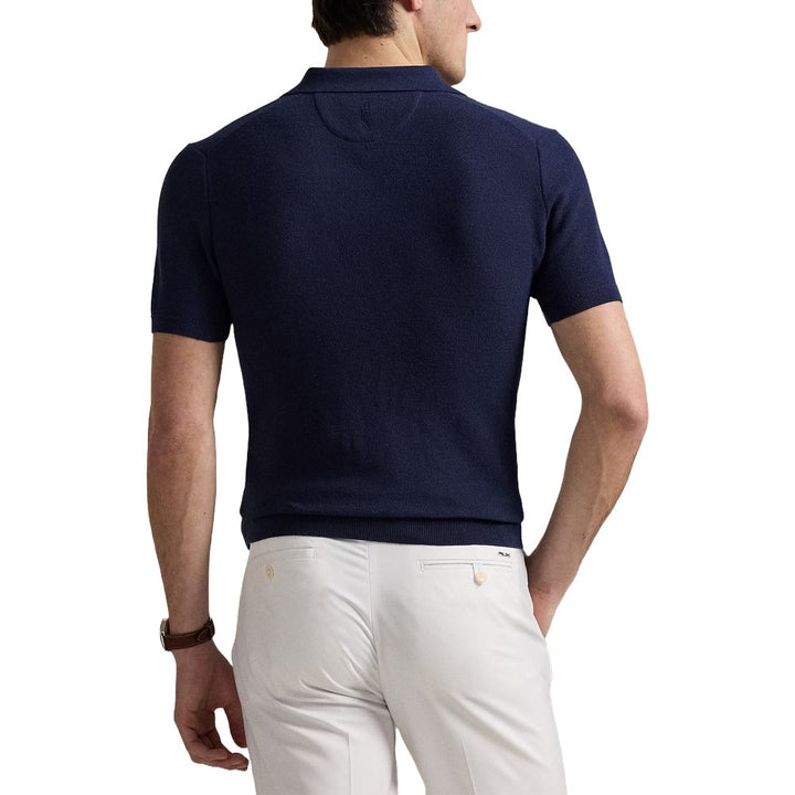 Ralph Lauren Cotton Coolmax Sweater Pocket Golf Polo Refined Navy - SP25 Men