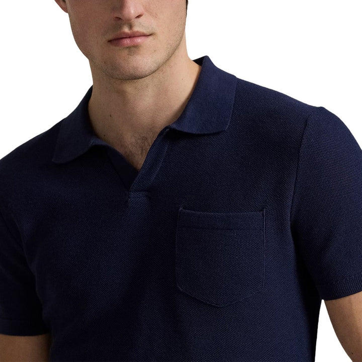 Ralph Lauren Cotton Coolmax Sweater Pocket Golf Polo Refined Navy - SP25 Men