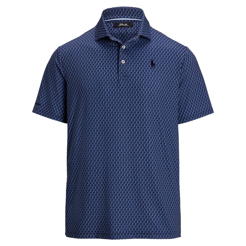 Ralph Lauren Lightweight Airlfow Golf Polo (Golf Club Bags Print) Refined Navy - SP25 Men