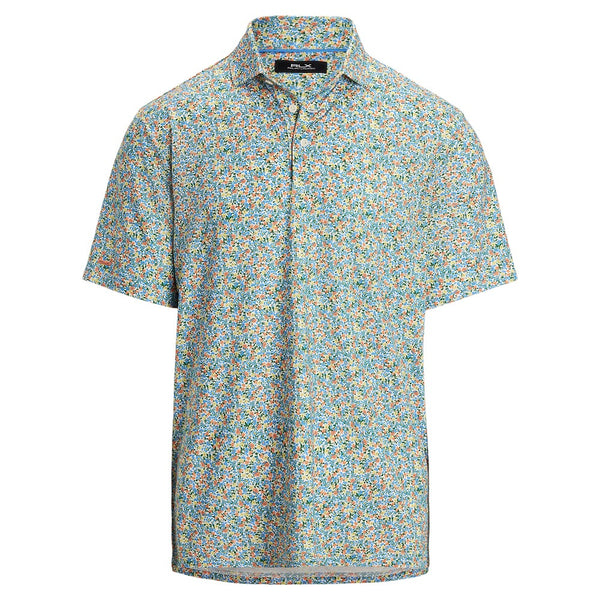 Ralph Lauren Classic Fit Performance Lightweight Airflow Golf Polo Peach Tree Multi - SP25 Men