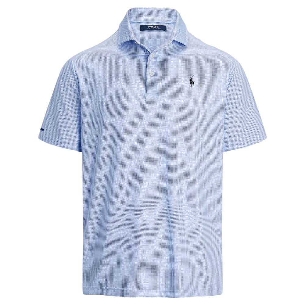 Ralph Lauren Classic Fit Performance Lightweight Airflow Golf Polo Micro Cube Refined Navy - SP25 Men