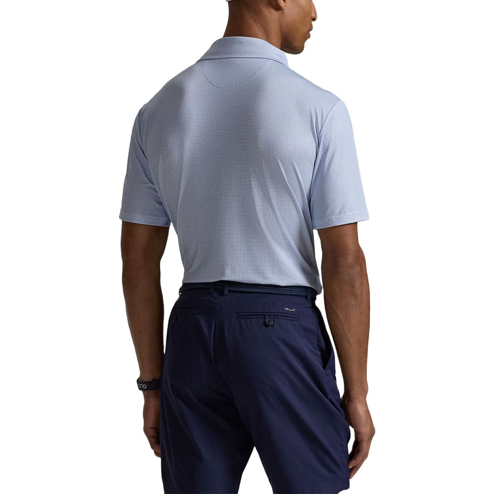 Ralph Lauren Classic Fit Performance Lightweight Airflow Golf Polo Micro Cube Refined Navy - SP25 Men