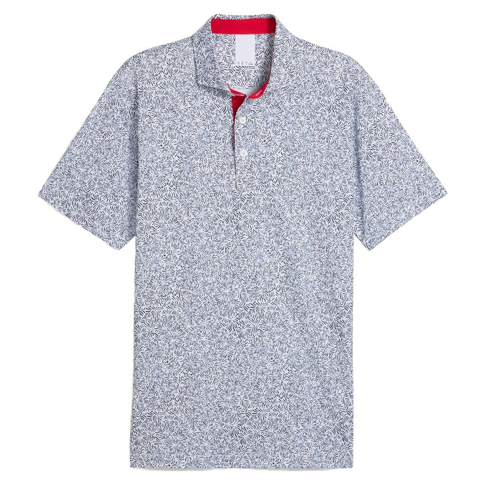 PUMA Volition Fireworks Golf Polo Deep Navy/White Glow - SS25 Men