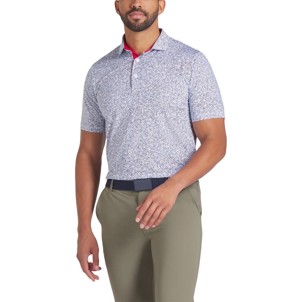 PUMA Volition Fireworks Golf Polo Deep Navy/White Glow - SS25 Men
