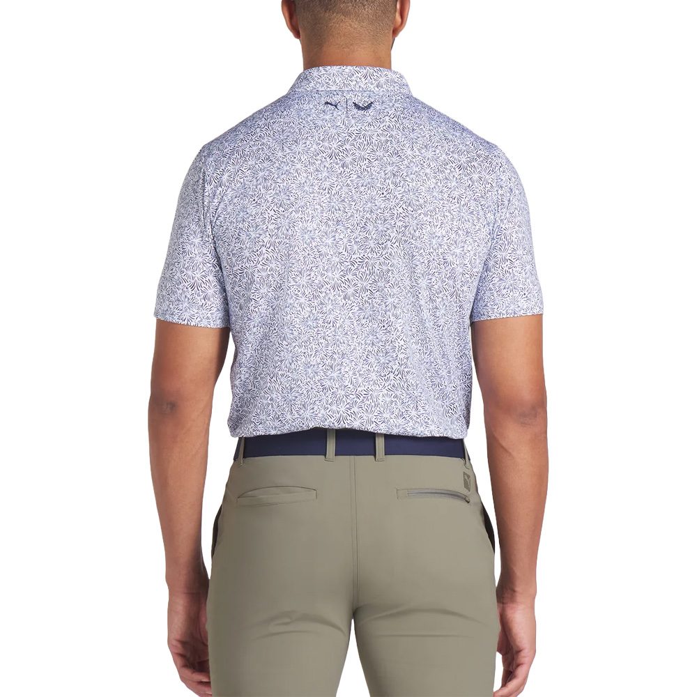 PUMA Volition Fireworks Golf Polo Deep Navy/White Glow - SS25 Men