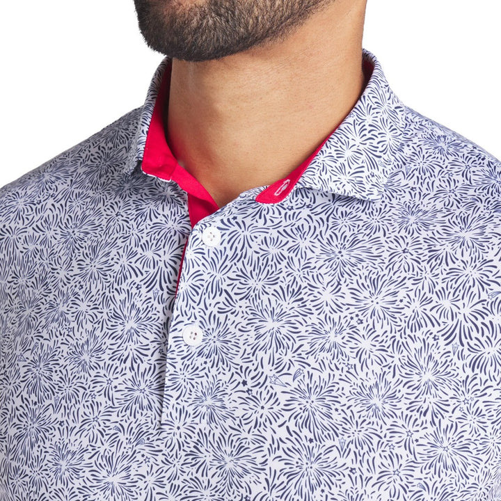 PUMA Volition Fireworks Golf Polo Deep Navy/White Glow - SS25 Men