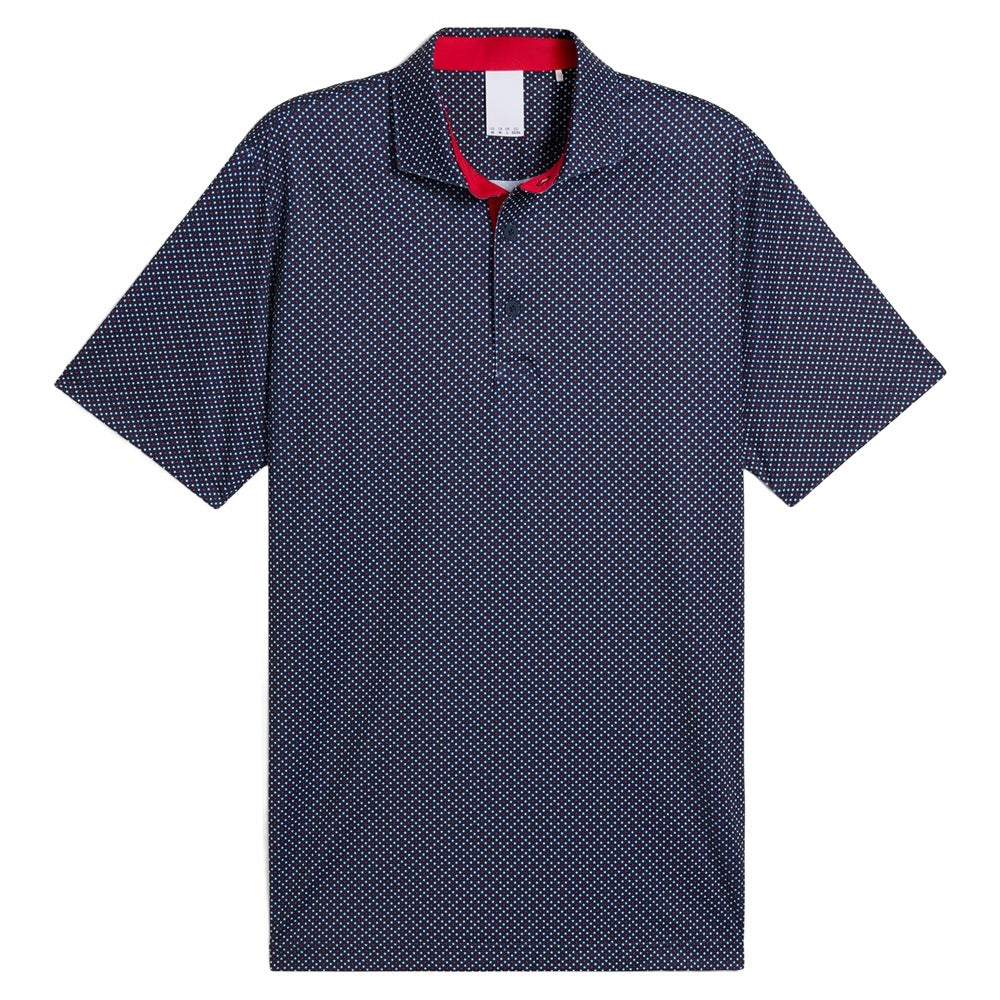 PUMA Volition Micro Star Golf Polo Deep Navy - SS25 Men