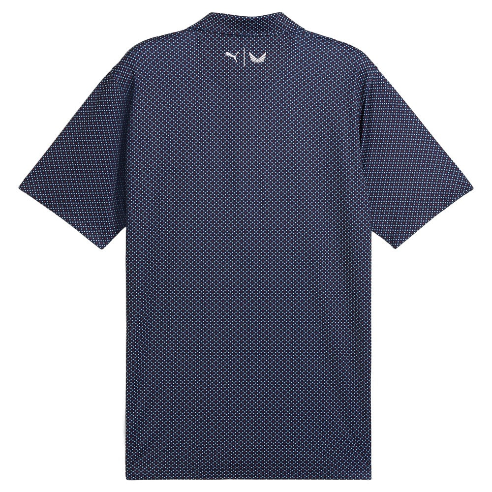 PUMA Volition Micro Star Golf Polo Deep Navy - SS25 Men