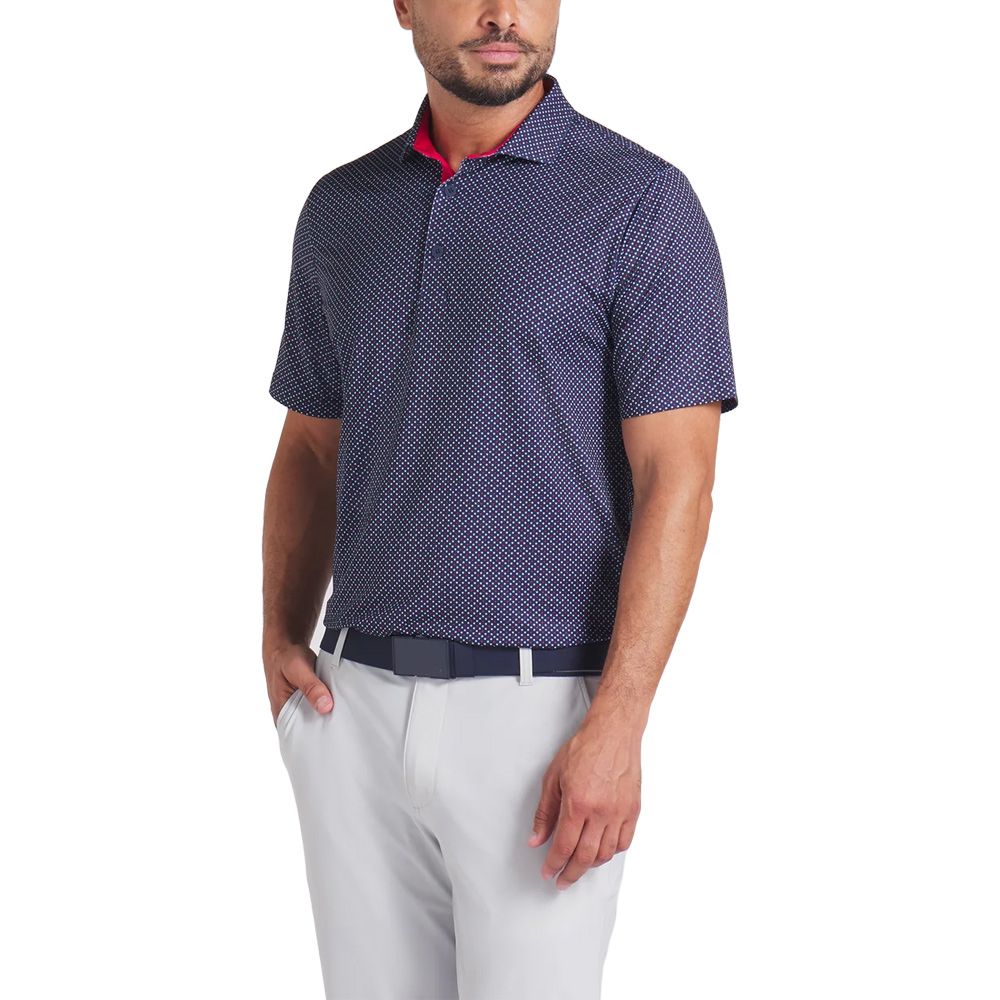 PUMA Volition Micro Star Golf Polo Deep Navy - SS25 Men