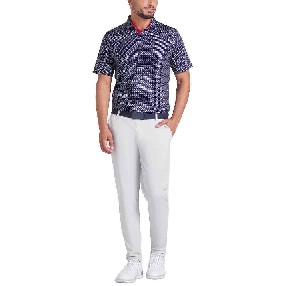 PUMA Volition Micro Star Golf Polo Deep Navy - SS25 Men